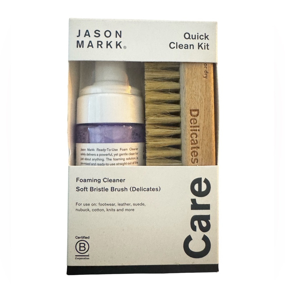 Jason Mark Quick Clean Kit with Foam Cleaner and Brush